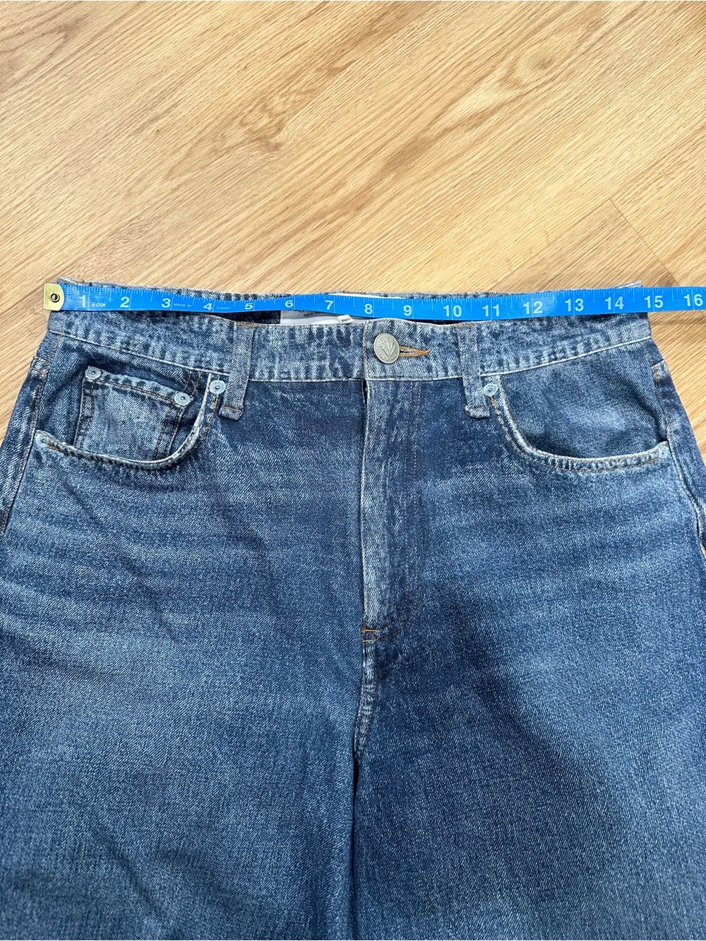 Rag & Bone Miramar Denim Sofie High Rise Wide Leg Sweatpant Jeans Venice Size 28 - Picture 11 of 14